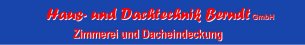 Dachdecker Brandenburg: Haus- und Dachtechnik GbR