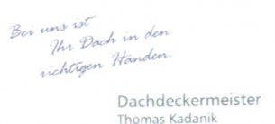 Dachdecker Berlin: Dachdeckermeister Thomas Kadanik