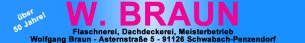 Dachdecker Bayern: W. Braun Dachdeckerei